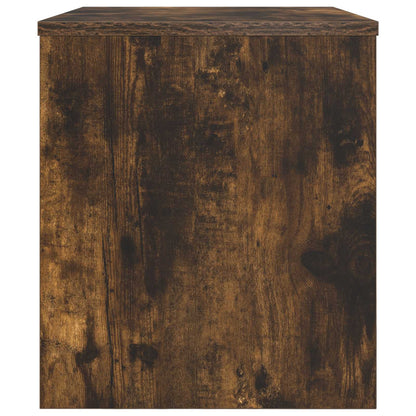 vidaXL TV Cabinet Smoked Oak 60 x 35 x 40 cm Engineered Wood