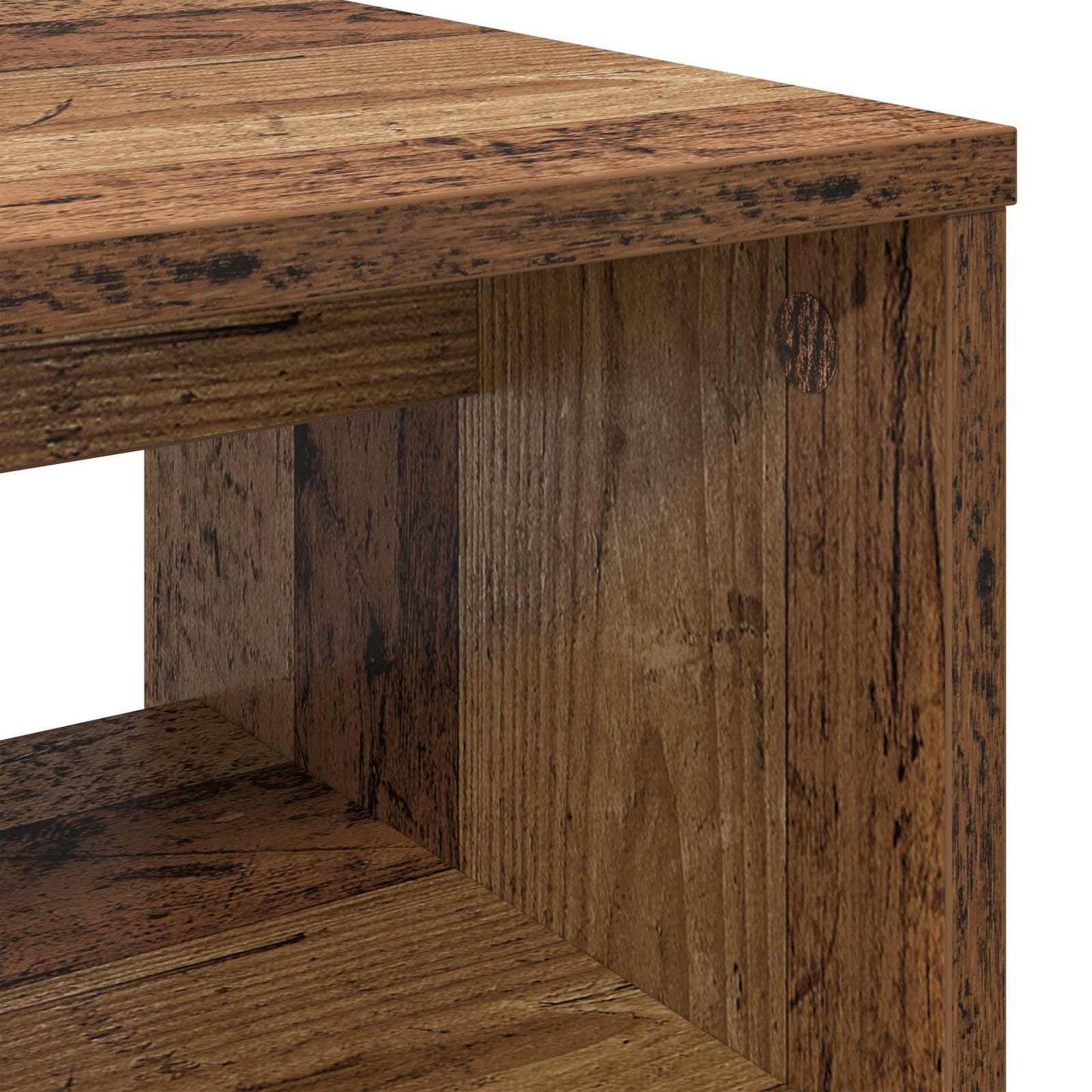 vidaXL TV Cabinet Old Wood 60 x 35 x 40 cm Engineered Wood