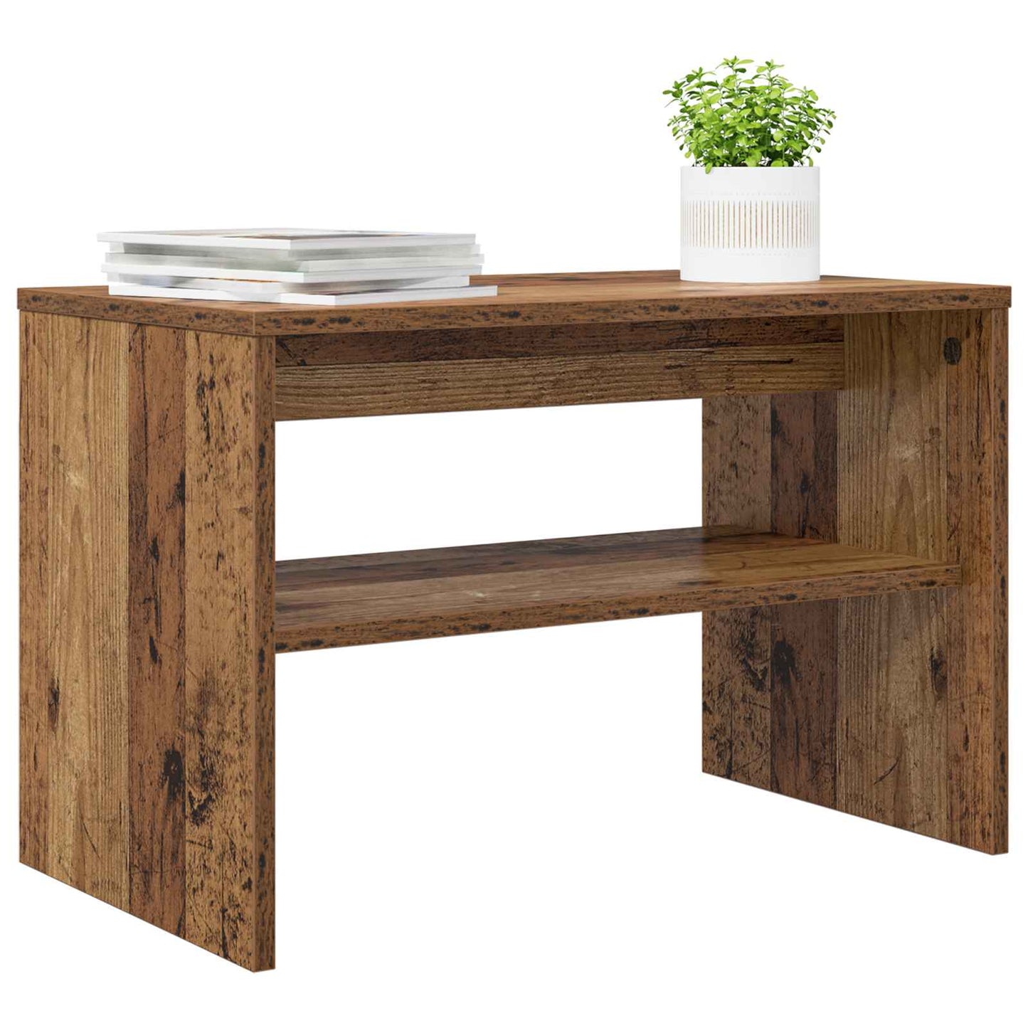 vidaXL TV Cabinet Old Wood 60 x 35 x 40 cm Engineered Wood