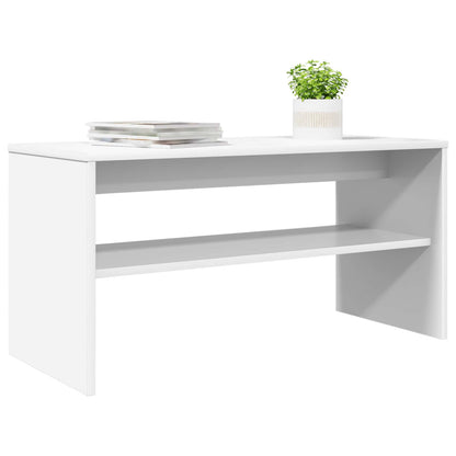 vidaXL TV Cabinet 80 x 35 x 40 cm White Engineered Wood