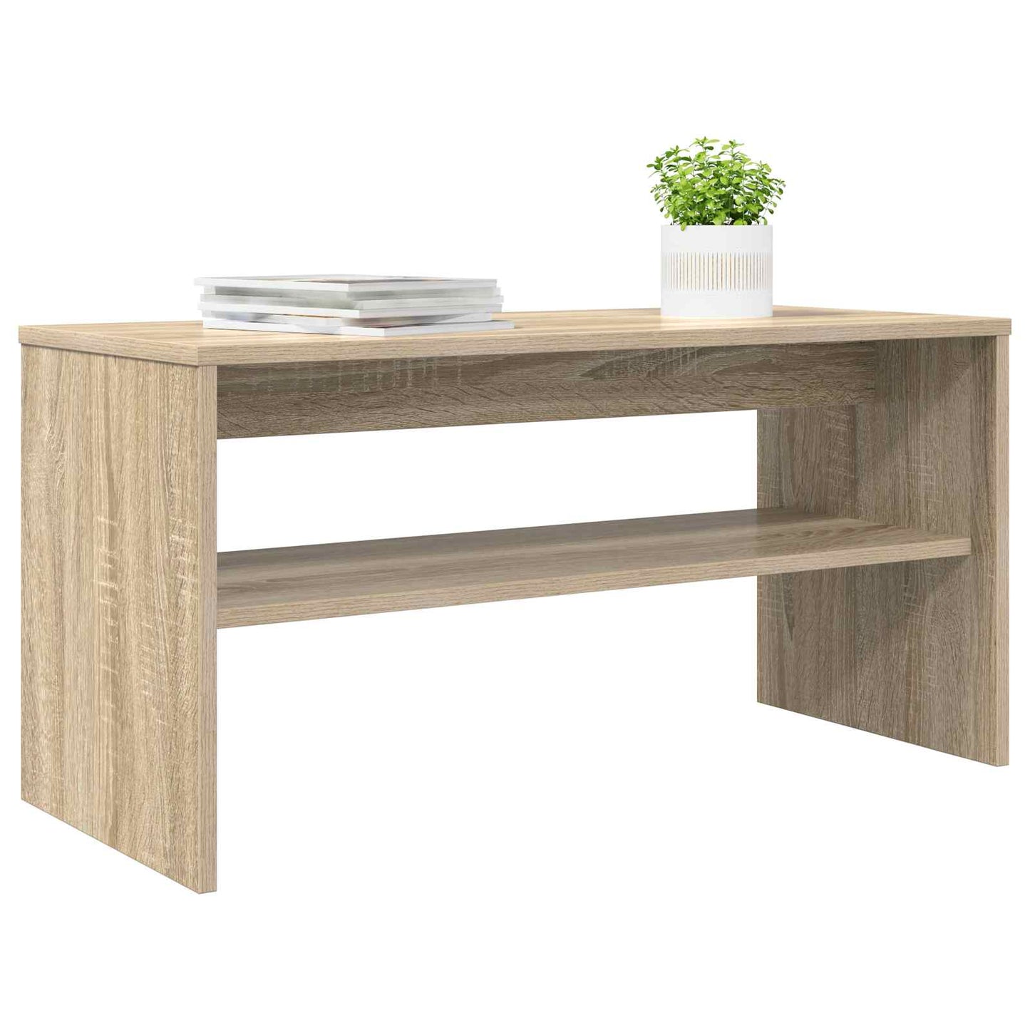 vidaXL TV Cabinet 80 x 35 x 40 cm Sonoma Oak Engineered Wood