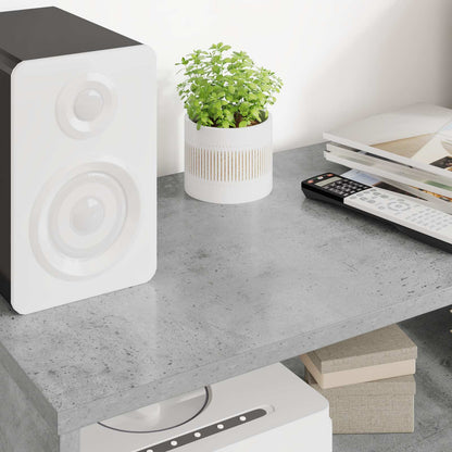 vidaXL TV Cabinet 80 x 35 x 40 cm Concrete Grey Engineered Wood