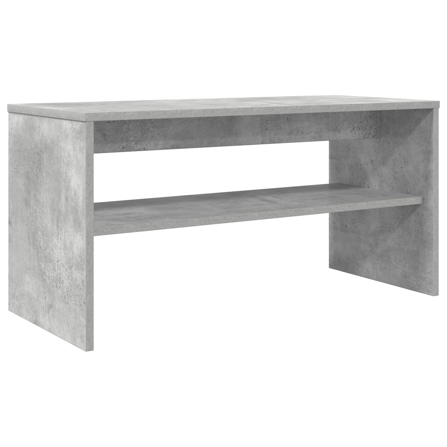 vidaXL TV Cabinet 80 x 35 x 40 cm Concrete Grey Engineered Wood