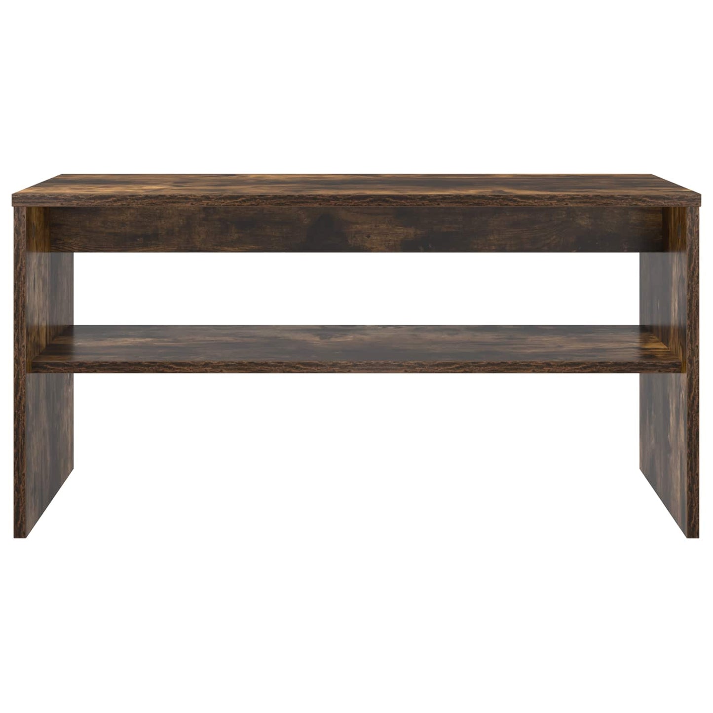 vidaXL TV Cabinet 80 x 35 x 40 cm Smoked Oak Engineered Wood