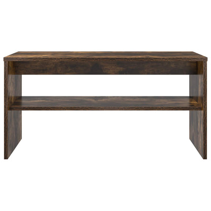 vidaXL TV Cabinet 80 x 35 x 40 cm Smoked Oak Engineered Wood