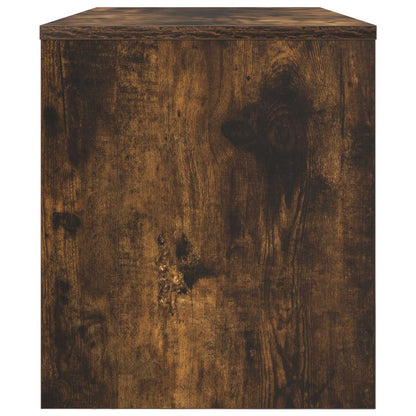 vidaXL TV Cabinet 80 x 35 x 40 cm Smoked Oak Engineered Wood