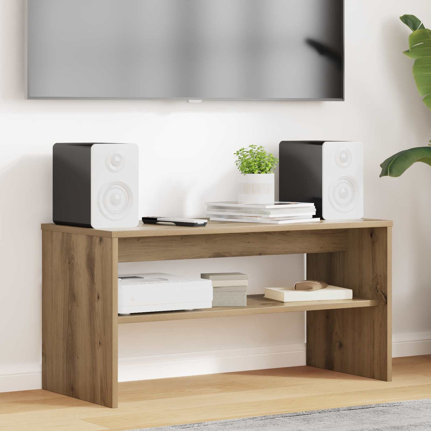 vidaXL TV Cabinet 80 x 35 x 40 cm Artisan Oak Engineered Wood