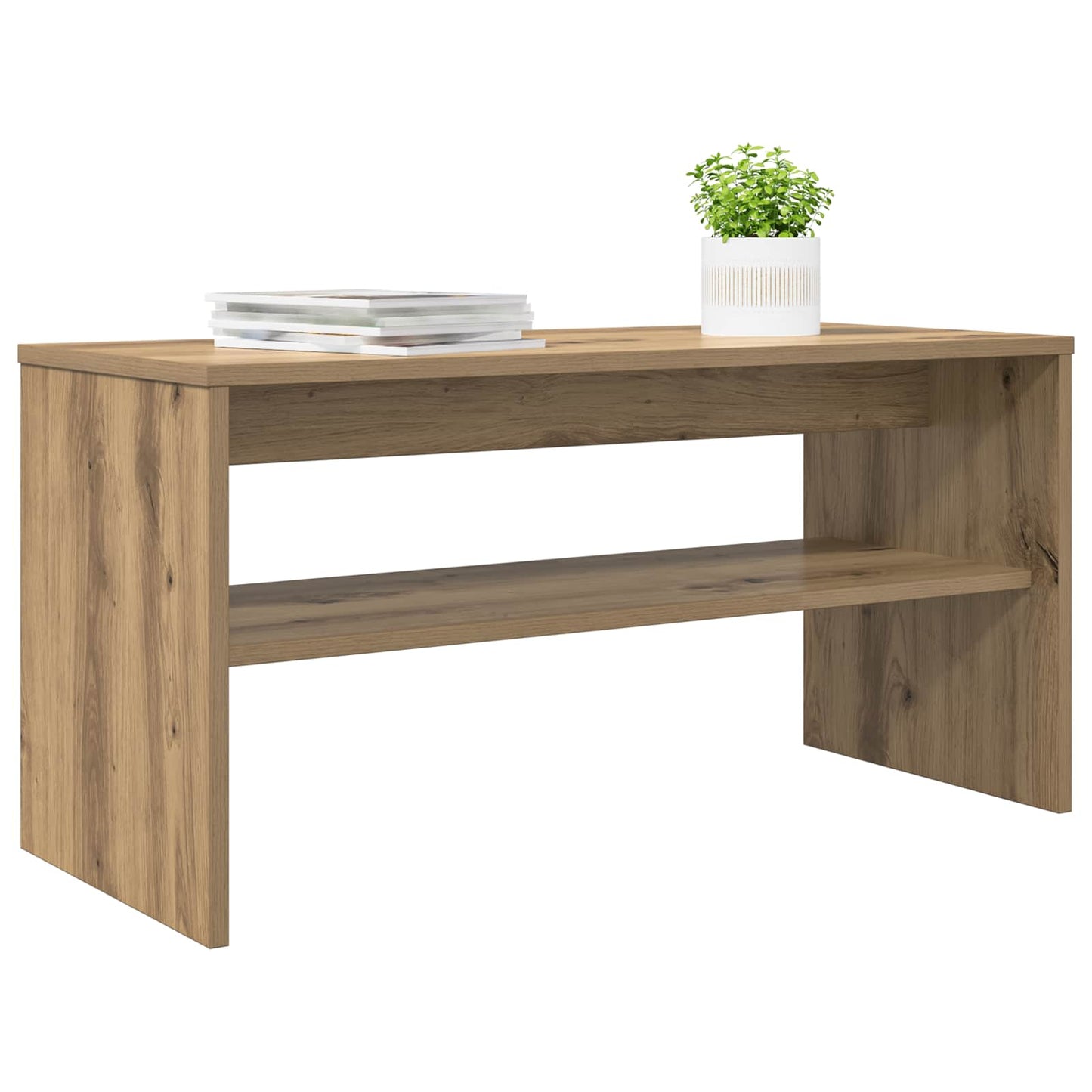 vidaXL TV Cabinet 80 x 35 x 40 cm Artisan Oak Engineered Wood