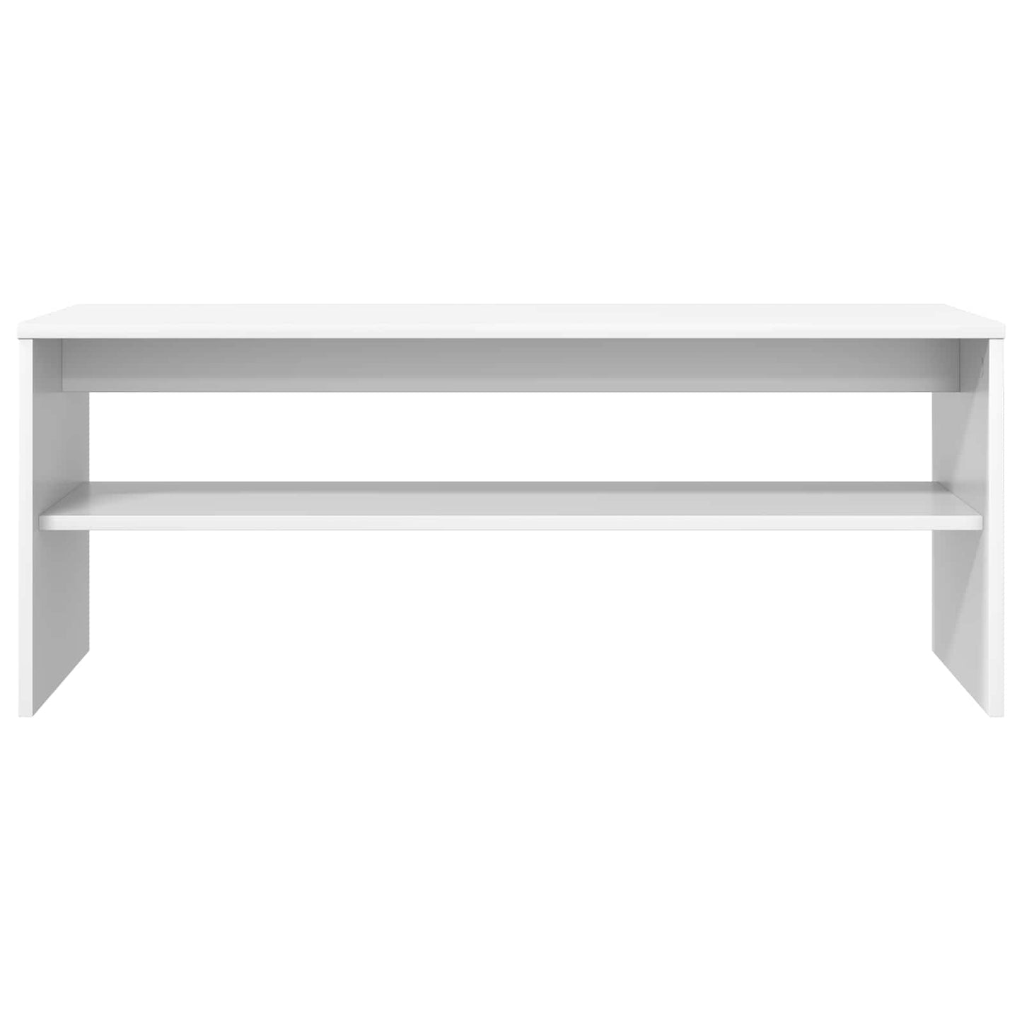 vidaXL TV Cabinet White 100 x 35 x 40 cm Engineered Wood