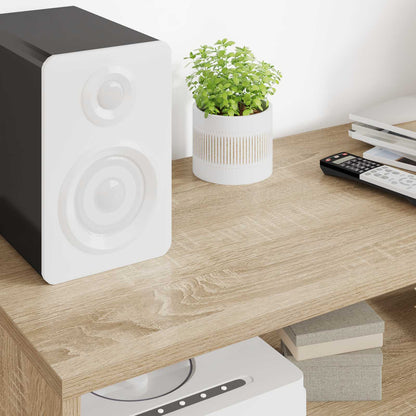 vidaXL TV Cabinet Sonoma Oak 100 x 35 x 40 cm Engineered Wood