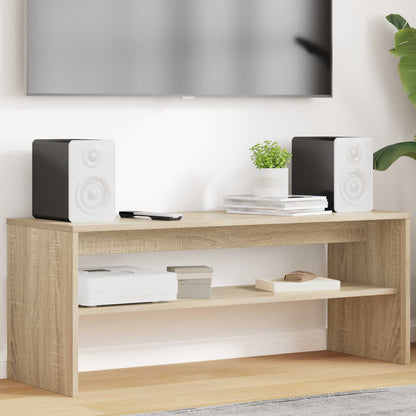 vidaXL TV Cabinet Sonoma Oak 100 x 35 x 40 cm Engineered Wood