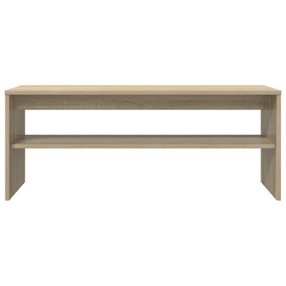 vidaXL TV Cabinet Sonoma Oak 100 x 35 x 40 cm Engineered Wood