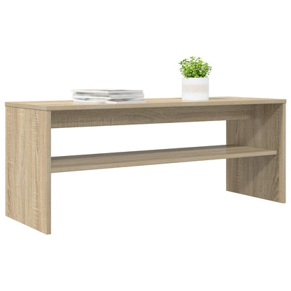 vidaXL TV Cabinet Sonoma Oak 100 x 35 x 40 cm Engineered Wood