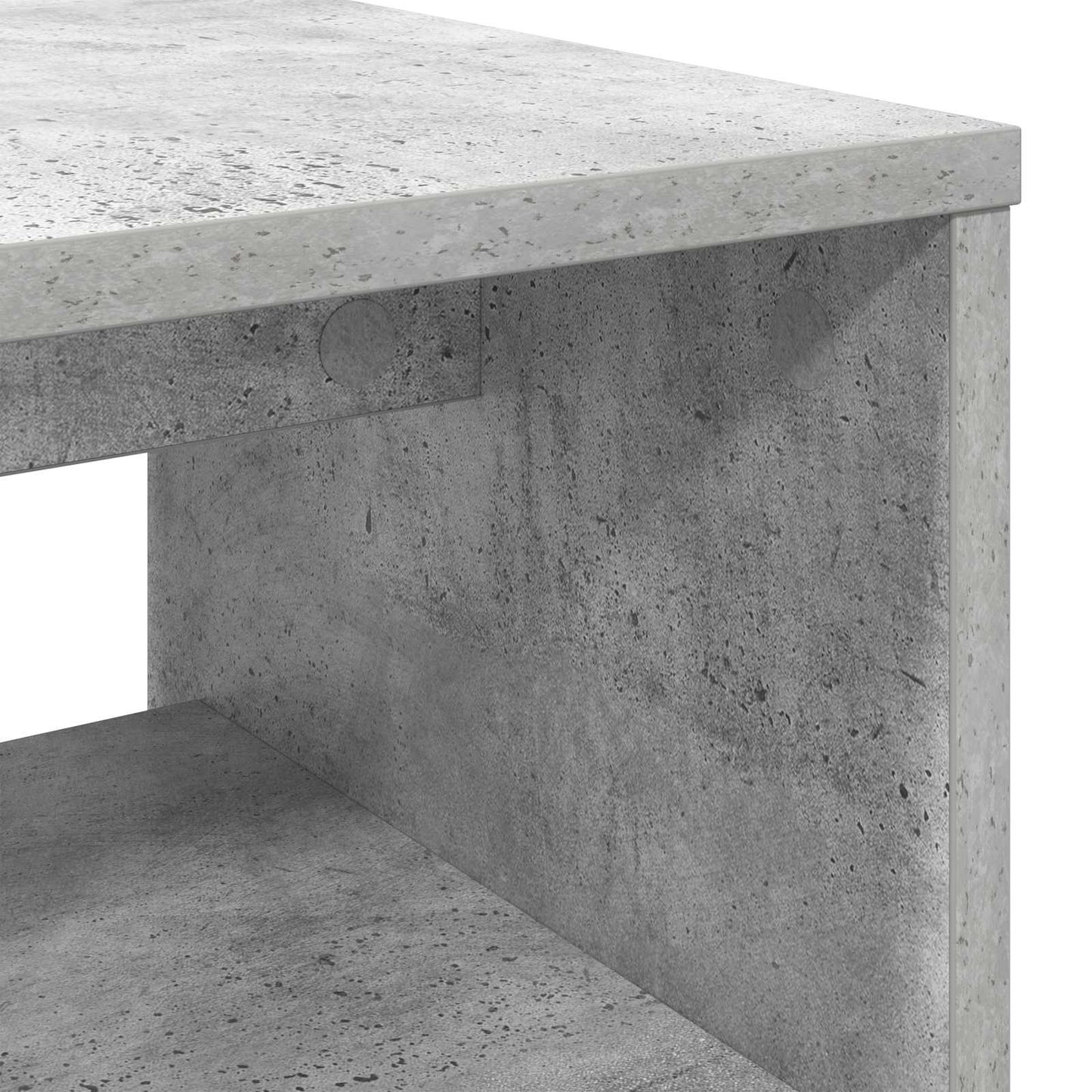 vidaXL TV Cabinet Concrete Grey 100 x 35 x 40 cm Engineered Wood