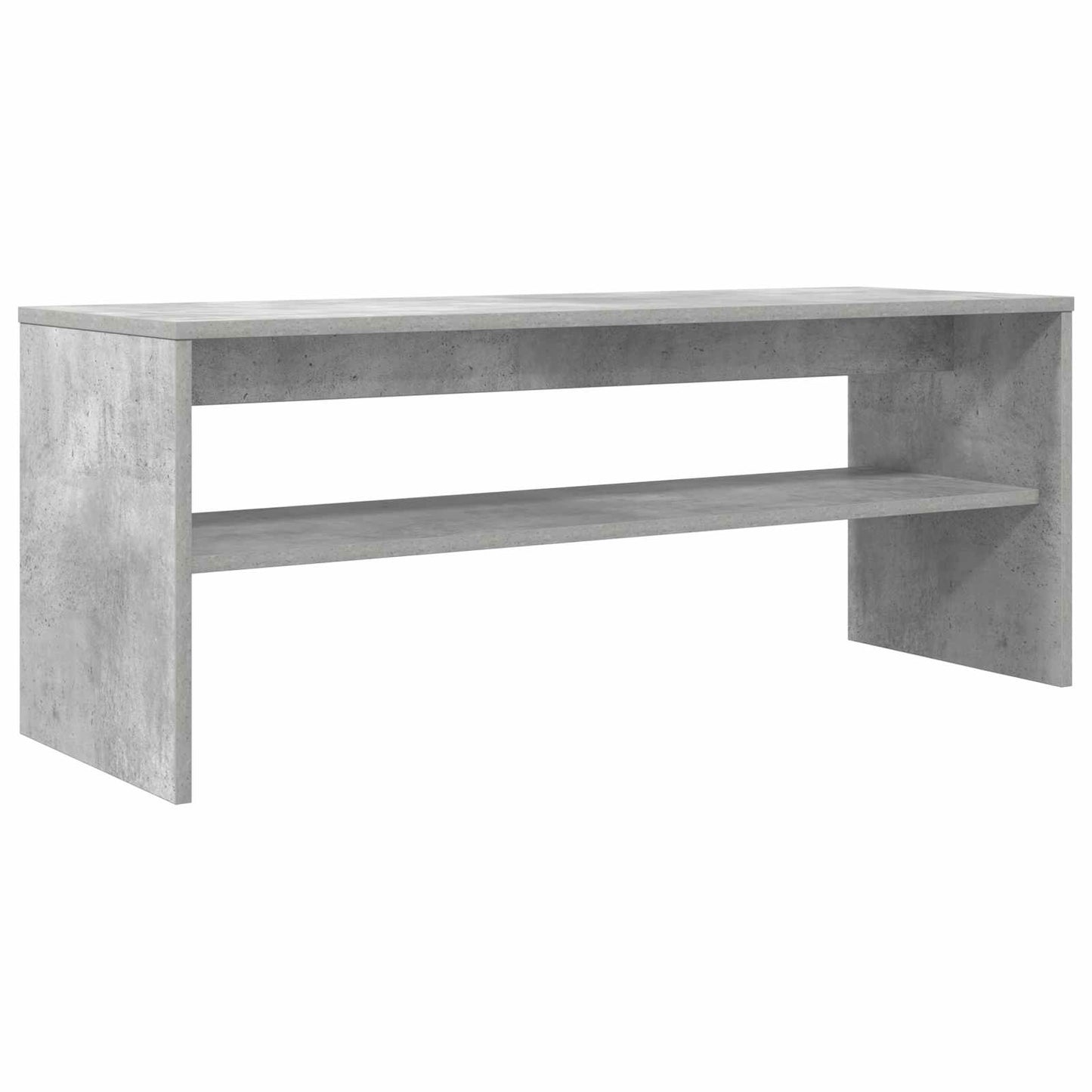 vidaXL TV Cabinet Concrete Grey 100 x 35 x 40 cm Engineered Wood