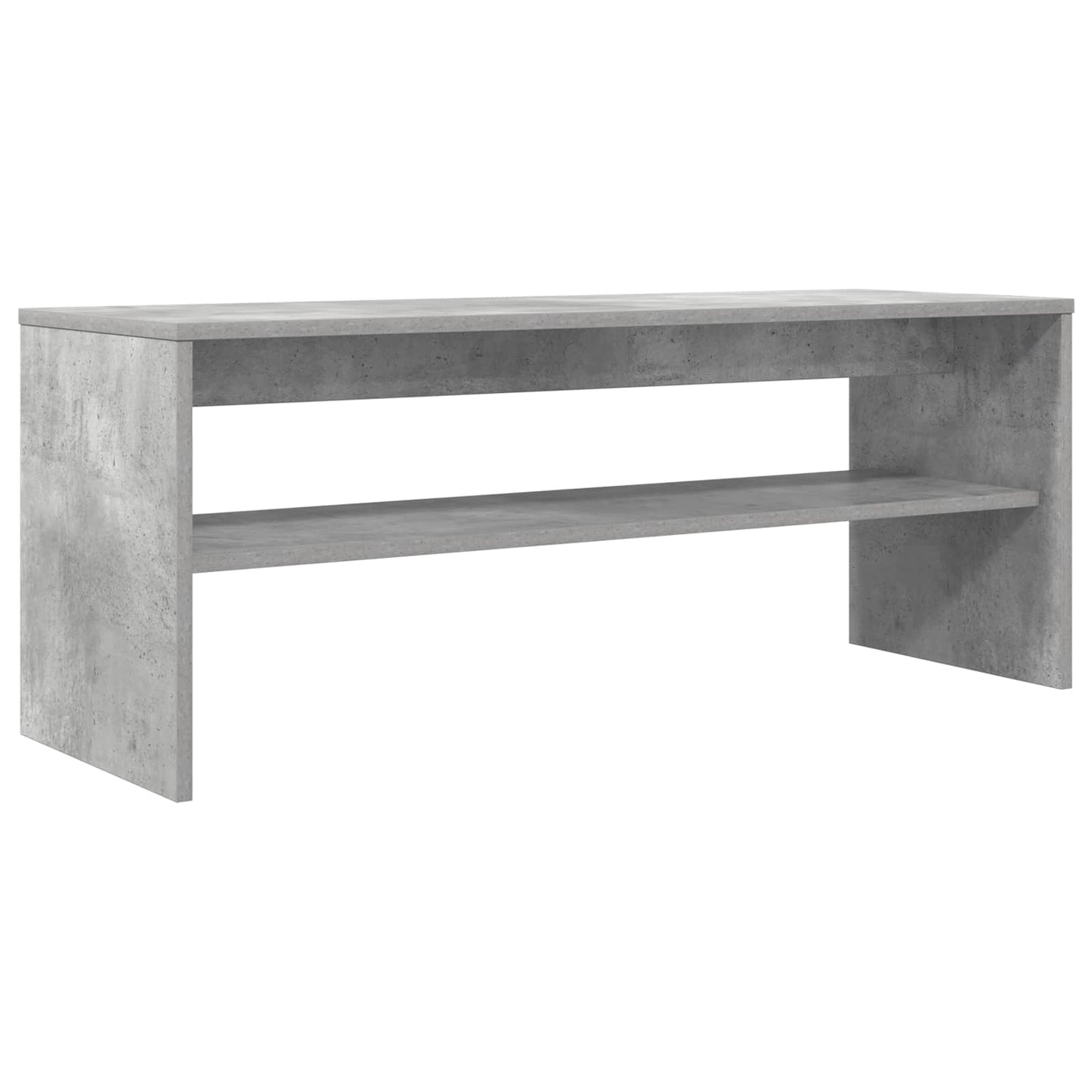 vidaXL TV Cabinet Concrete Grey 100 x 35 x 40 cm Engineered Wood