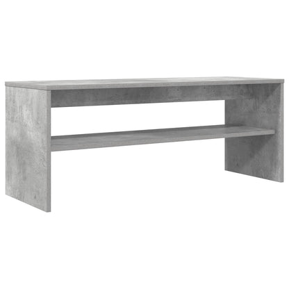 vidaXL TV Cabinet Concrete Grey 100 x 35 x 40 cm Engineered Wood
