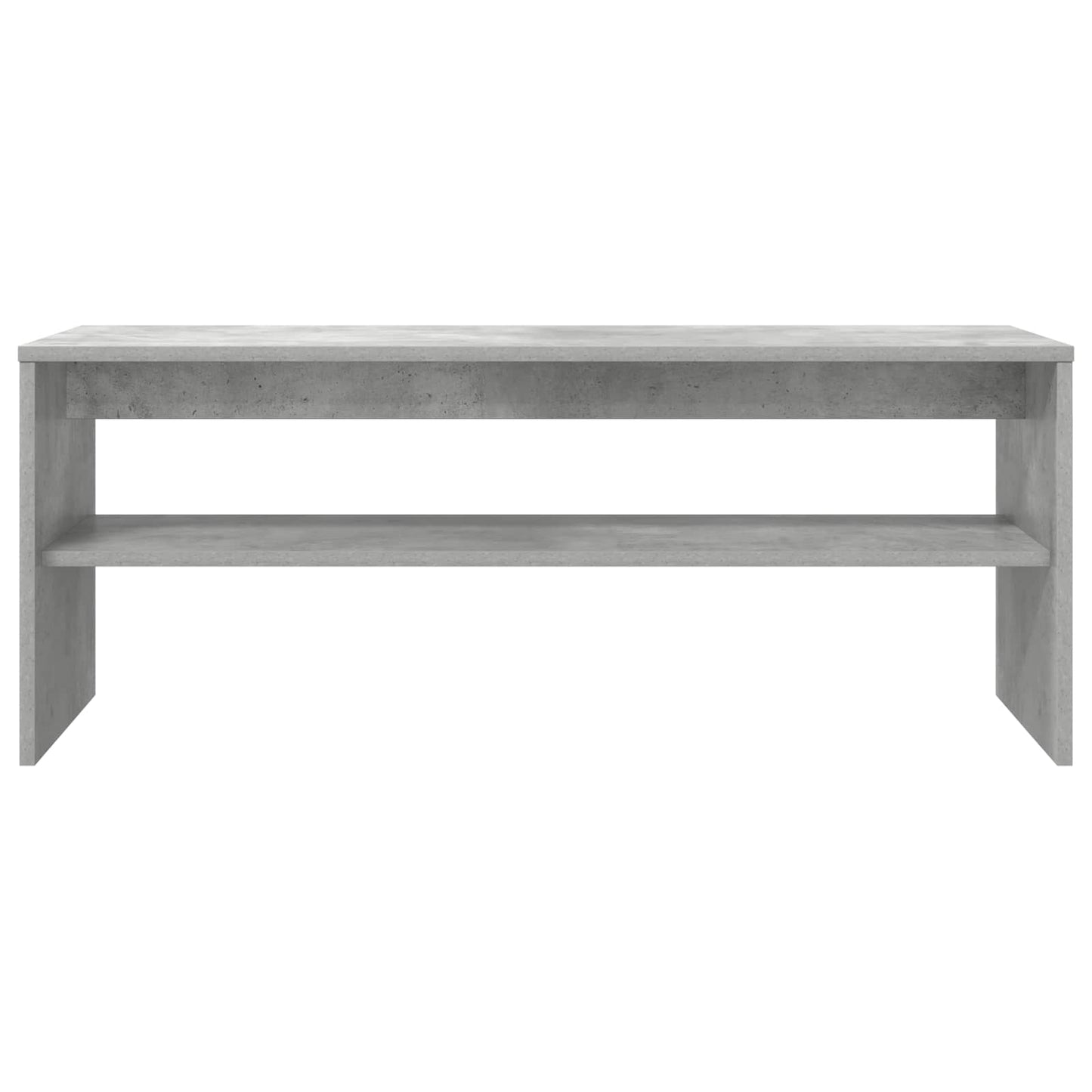 vidaXL TV Cabinet Concrete Grey 100 x 35 x 40 cm Engineered Wood