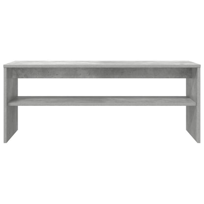 vidaXL TV Cabinet Concrete Grey 100 x 35 x 40 cm Engineered Wood