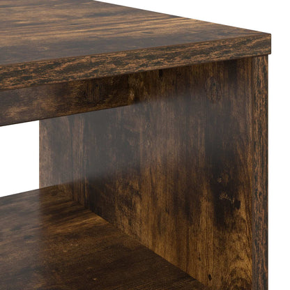 vidaXL TV Cabinet Smoked Oak 100 x 35 x 40 cm Engineered Wood