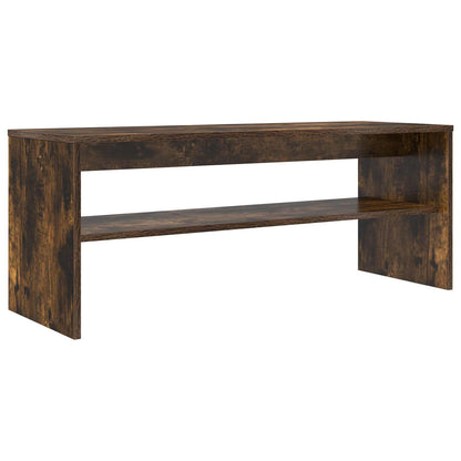 vidaXL TV Cabinet Smoked Oak 100 x 35 x 40 cm Engineered Wood