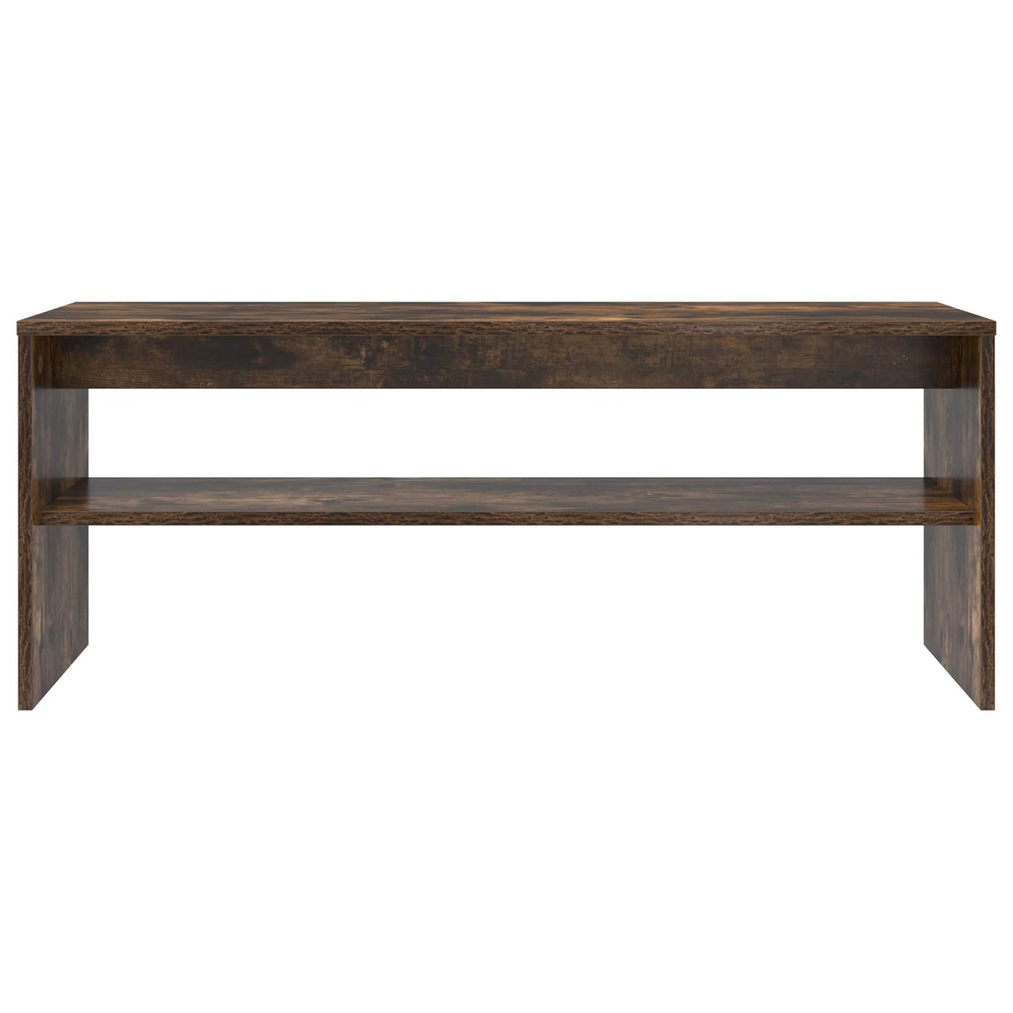 vidaXL TV Cabinet Smoked Oak 100 x 35 x 40 cm Engineered Wood