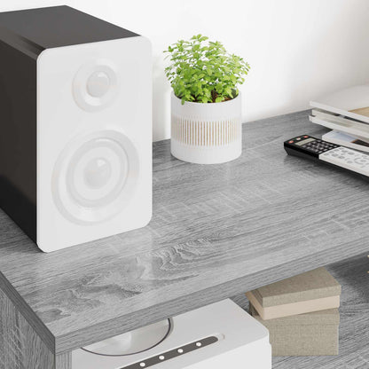 vidaXL TV Cabinet Grey Sonoma 100 x 35 x 40 cm Engineered Wood