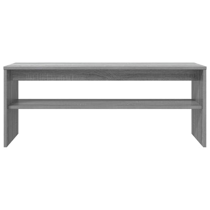 vidaXL TV Cabinet Grey Sonoma 100 x 35 x 40 cm Engineered Wood
