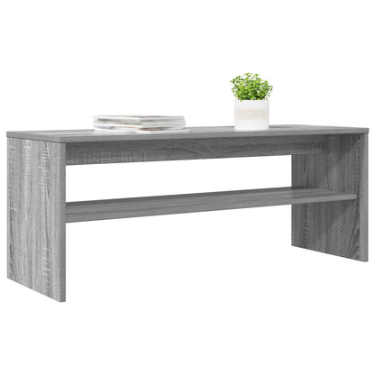 vidaXL TV Cabinet Grey Sonoma 100 x 35 x 40 cm Engineered Wood
