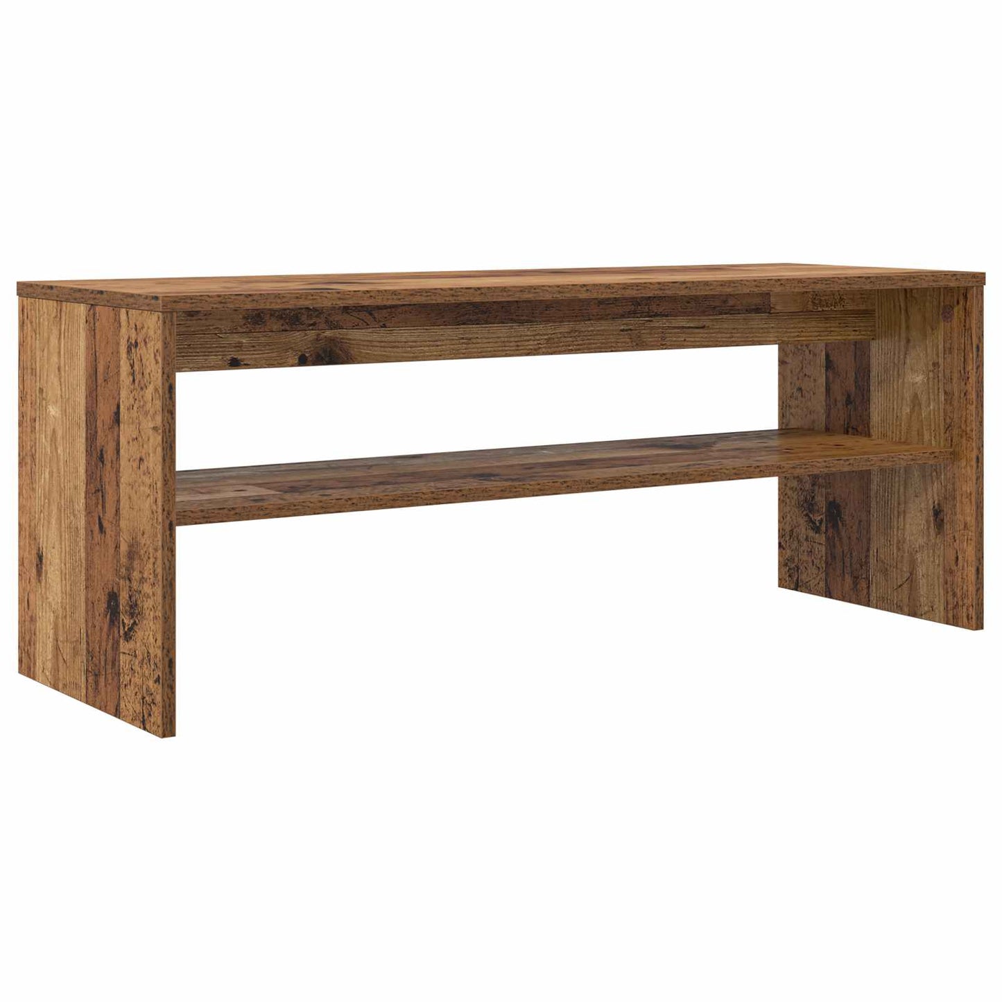 vidaXL TV Cabinet Old Wood 100 x 35 x 40 cm Engineered Wood
