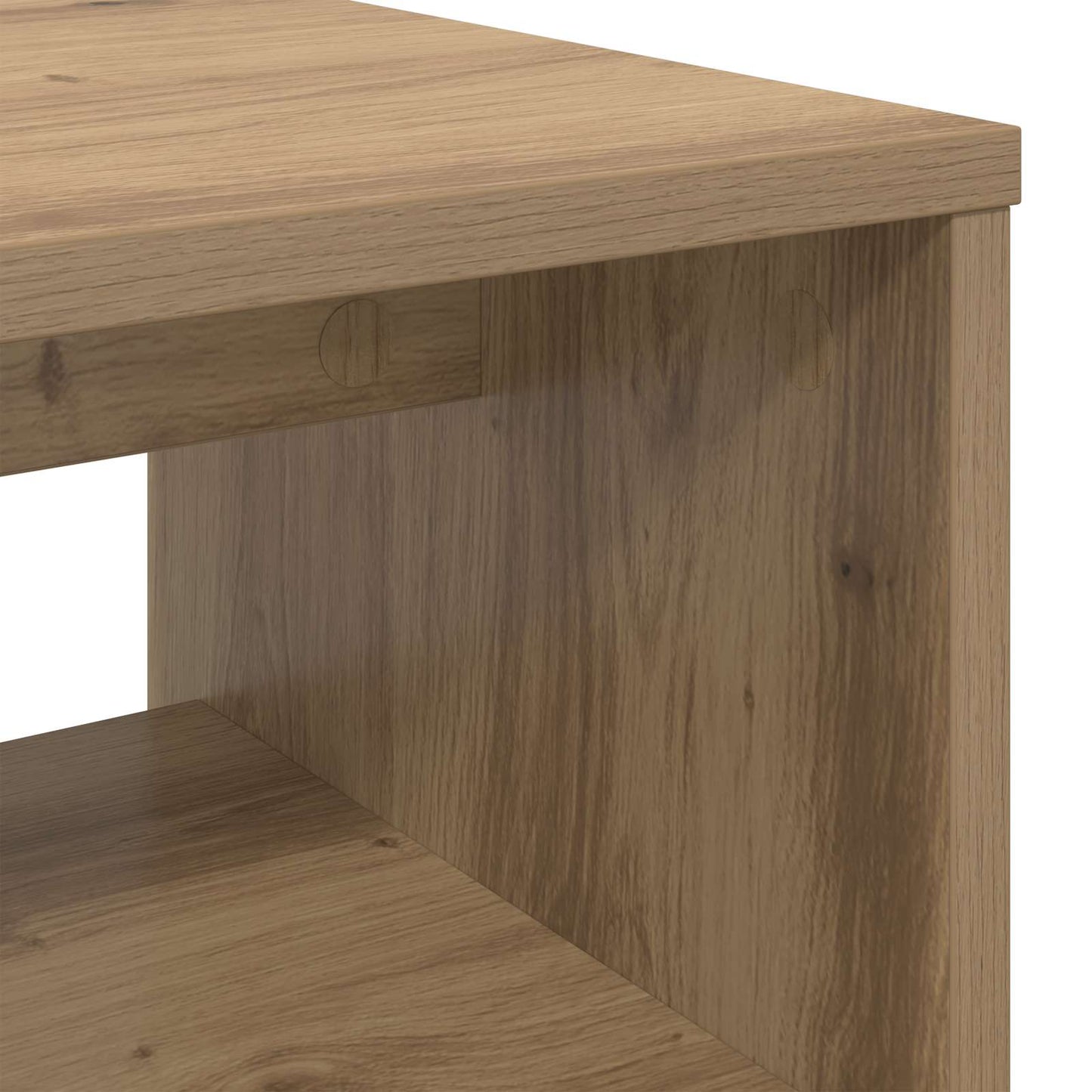 vidaXL TV Cabinet 100 x 35 x 40 cm Artisan Oak Engineered Wood