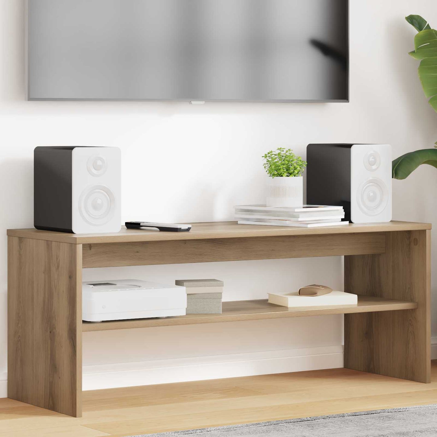 vidaXL TV Cabinet 100 x 35 x 40 cm Artisan Oak Engineered Wood