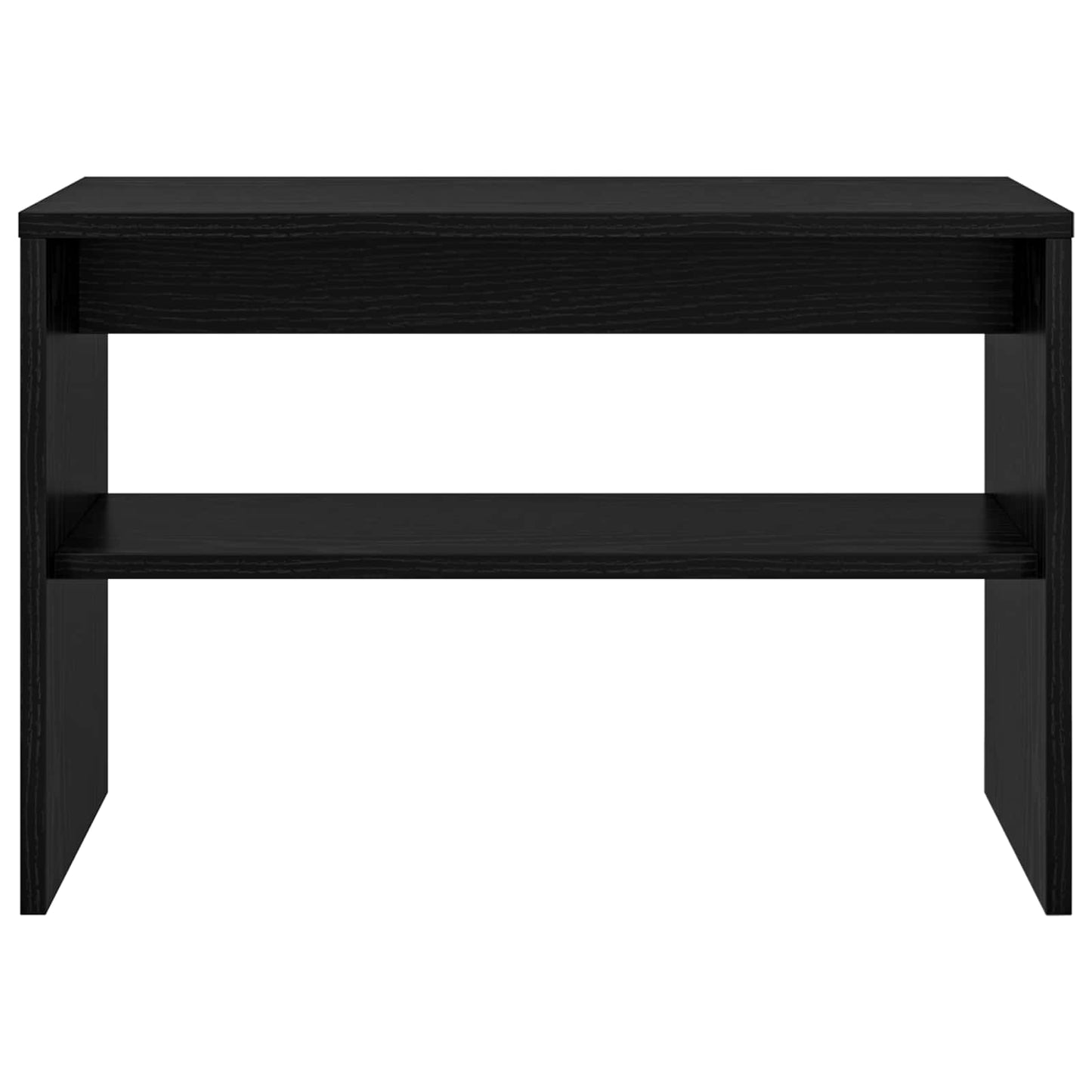 vidaXL TV Cabinet Black Oak 60 x 30 x 40 cm Engineered Wood