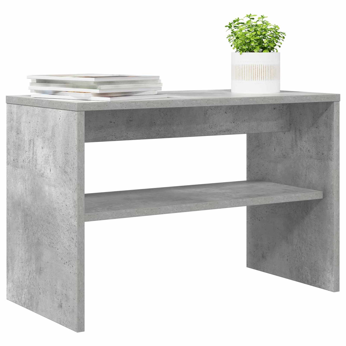 vidaXL TV Cabinet Concrete Grey 60 x 30 x 40 cm Engineered Wood