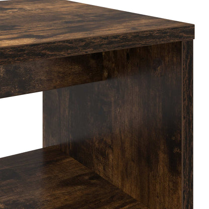 vidaXL TV Cabinet Smoked Oak 60 x 30 x 40 cm Engineered Wood