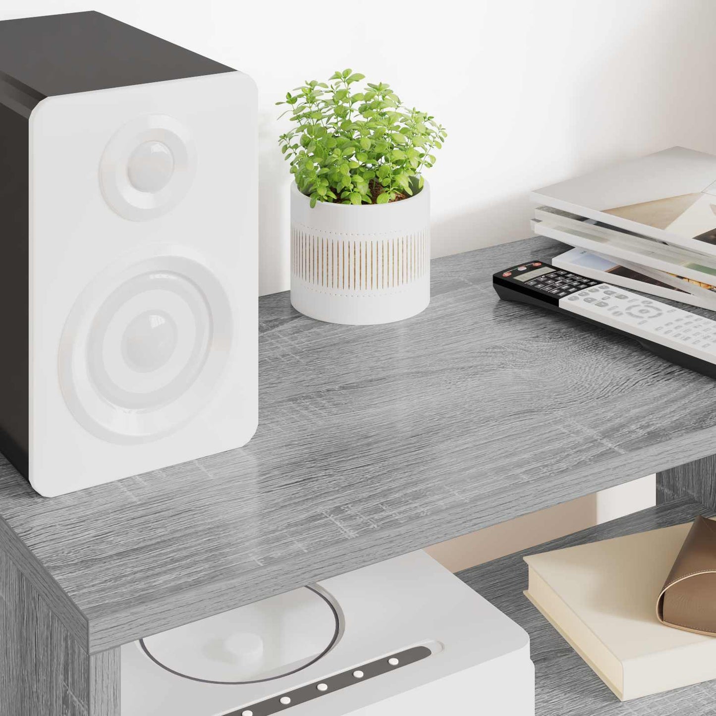 vidaXL TV Cabinet Grey Sonoma 60 x 30 x 40 cm Engineered Wood