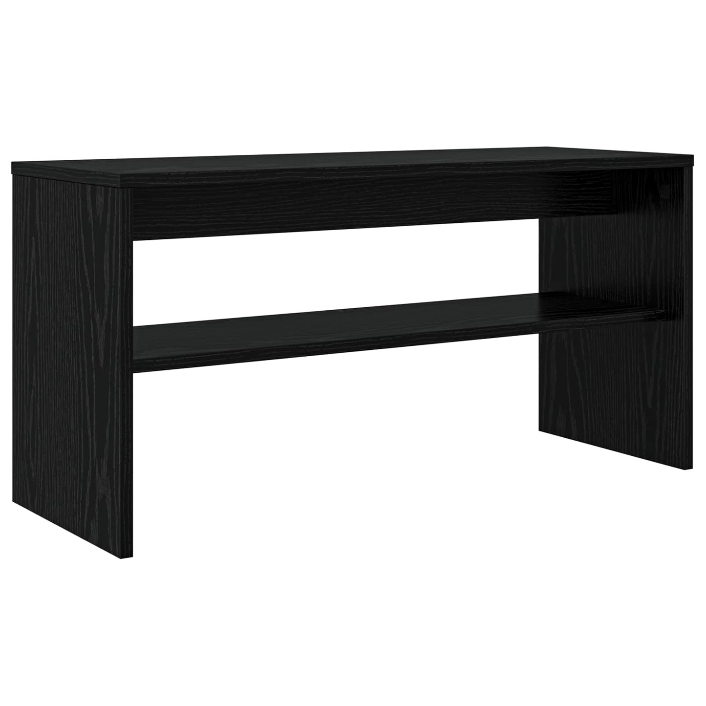 vidaXL TV Cabinet Black Oak 80 x 30 x 40 cm Engineered Wood
