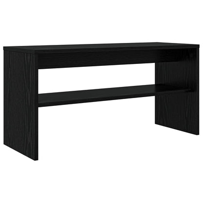 vidaXL TV Cabinet Black Oak 80 x 30 x 40 cm Engineered Wood