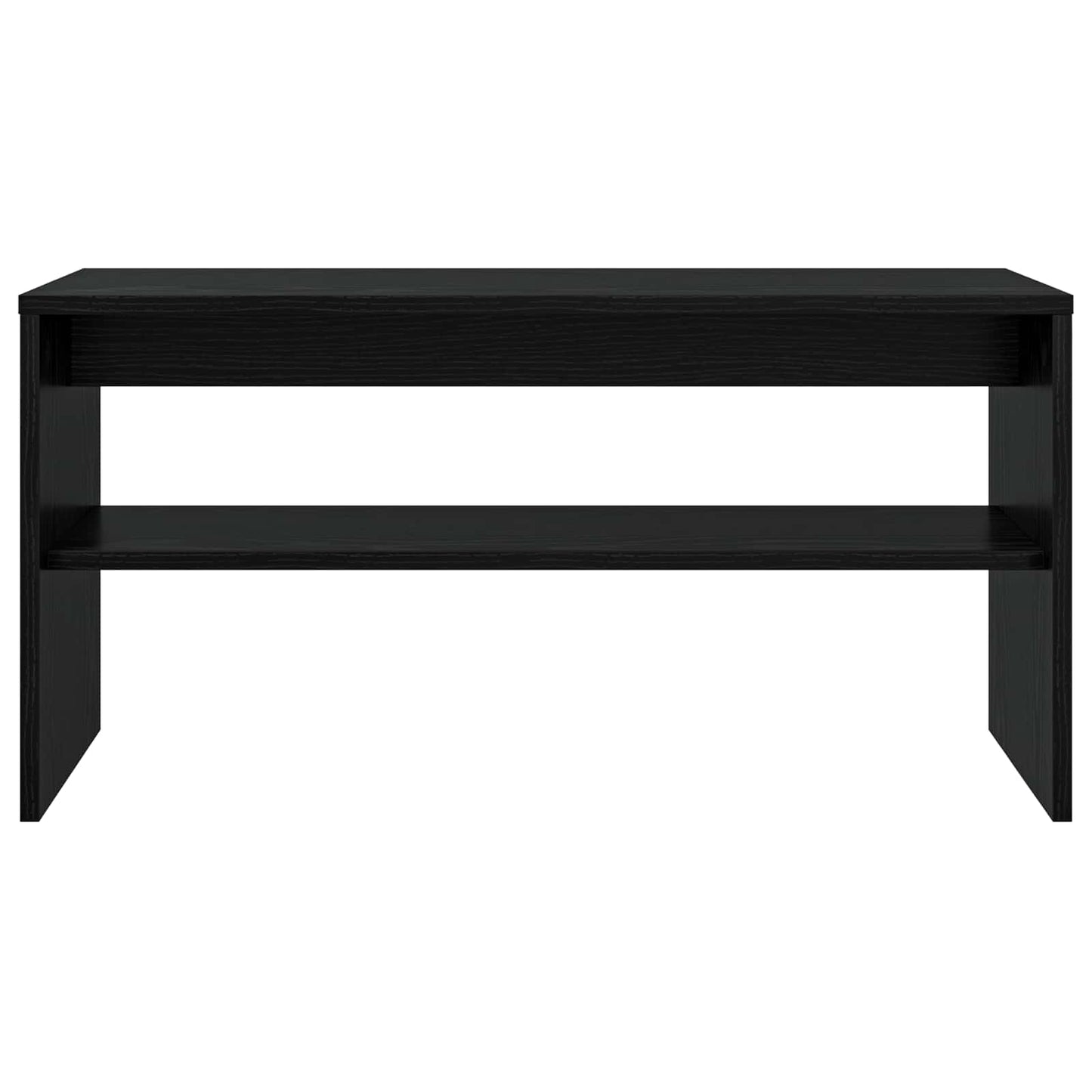 vidaXL TV Cabinet Black Oak 80 x 30 x 40 cm Engineered Wood