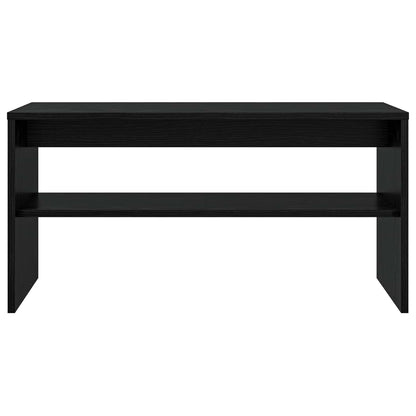 vidaXL TV Cabinet Black Oak 80 x 30 x 40 cm Engineered Wood