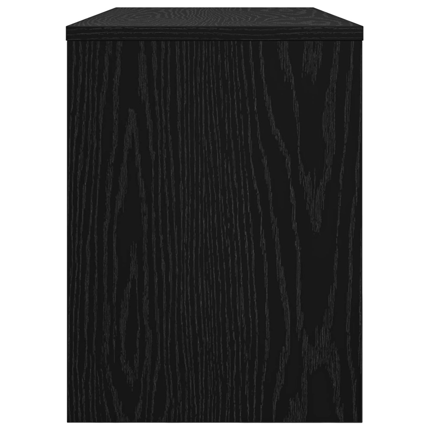 vidaXL TV Cabinet Black Oak 80 x 30 x 40 cm Engineered Wood