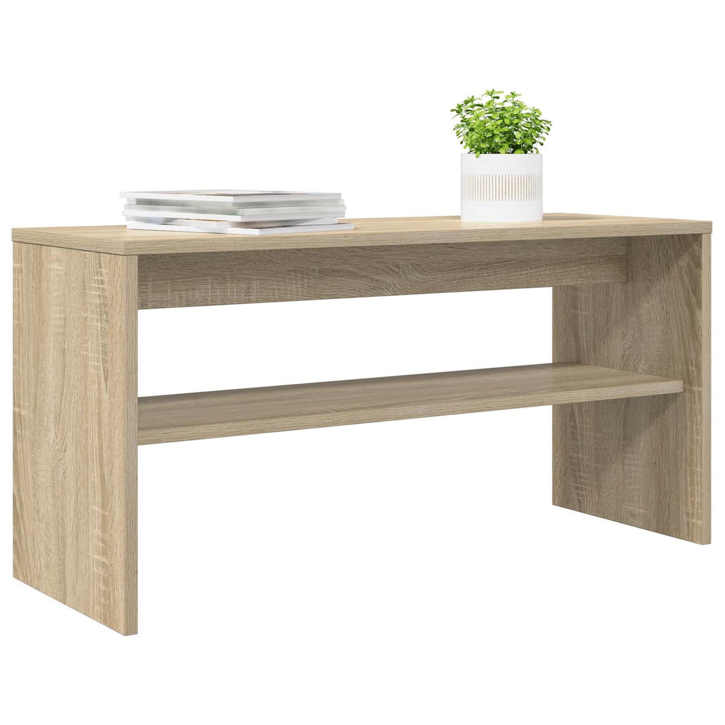 vidaXL TV Cabinet Sonoma Oak 80 x 30 x 40 cm Engineered Wood