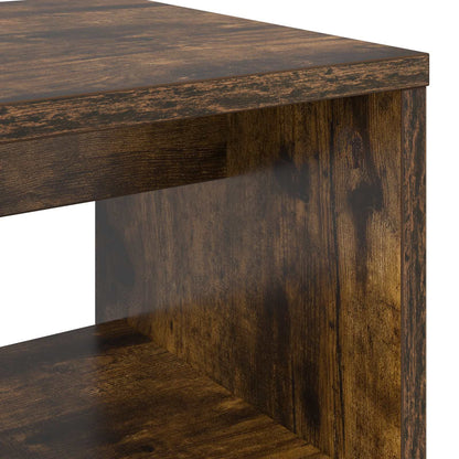 vidaXL TV Cabinet Smoked Oak 80 x 30 x 40 cm Engineered Wood