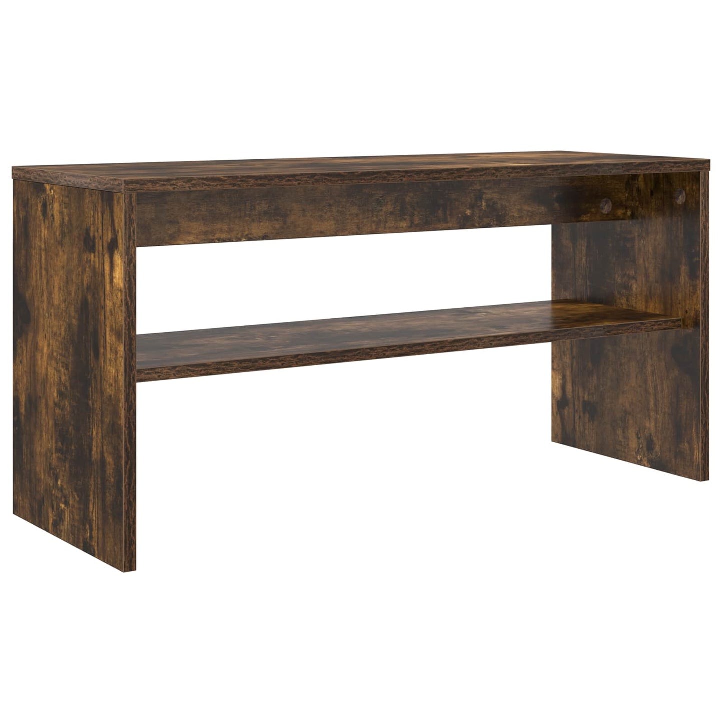 vidaXL TV Cabinet Smoked Oak 80 x 30 x 40 cm Engineered Wood