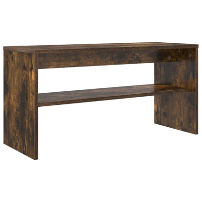 vidaXL TV Cabinet Smoked Oak 80 x 30 x 40 cm Engineered Wood