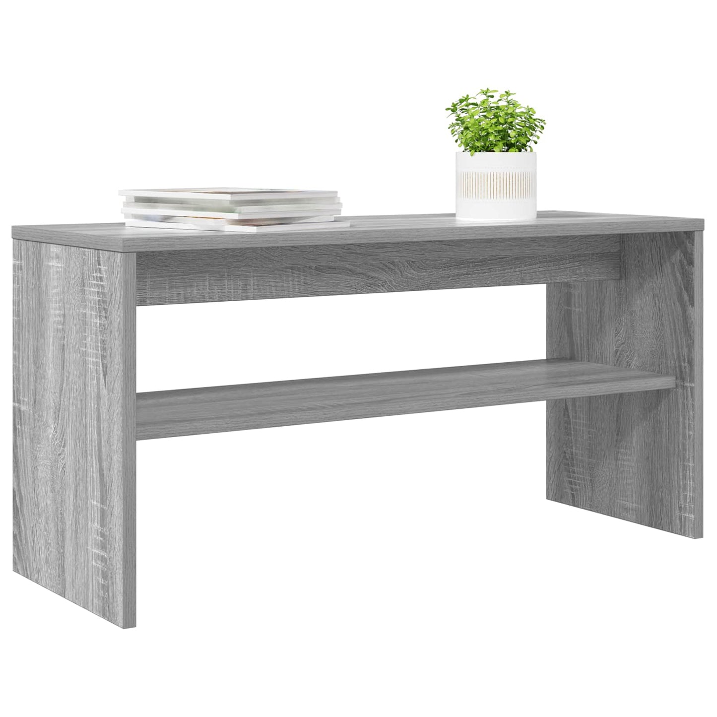 vidaXL TV Cabinet Grey Sonoma 80 x 30 x 40 cm Engineered Wood