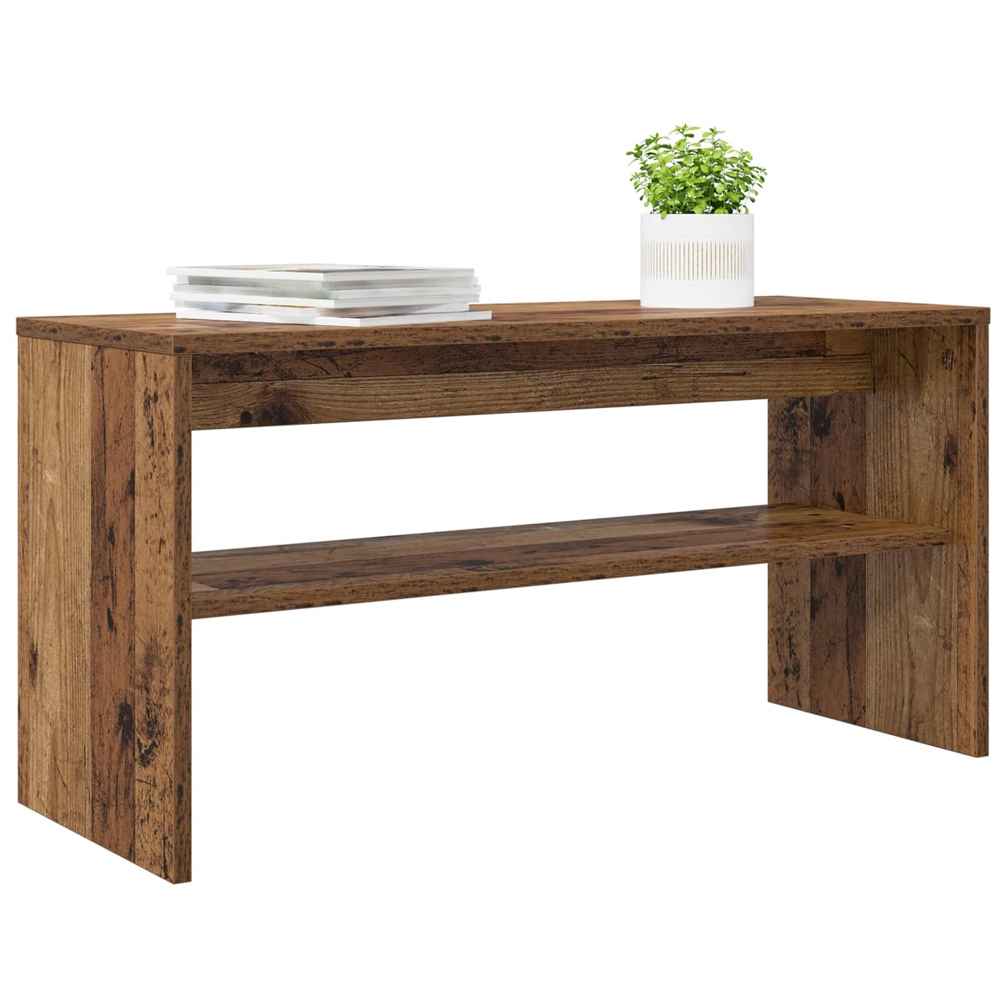 vidaXL TV Cabinet Old Wood 80 x 30 x 40 cm Engineered Wood