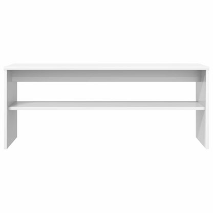 vidaXL TV Cabinet White 100 x 30 x 40 cm Engineered Wood