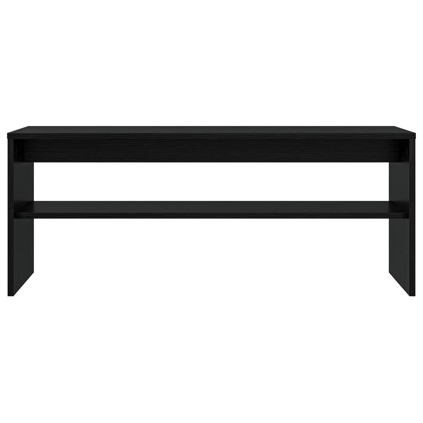 vidaXL TV Cabinet Black Oak 100 x 30 x 40 cm Engineered Wood