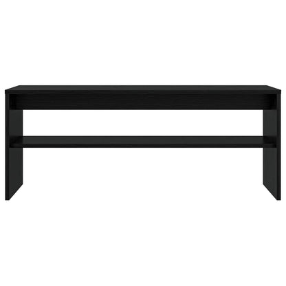 vidaXL TV Cabinet Black Oak 100 x 30 x 40 cm Engineered Wood